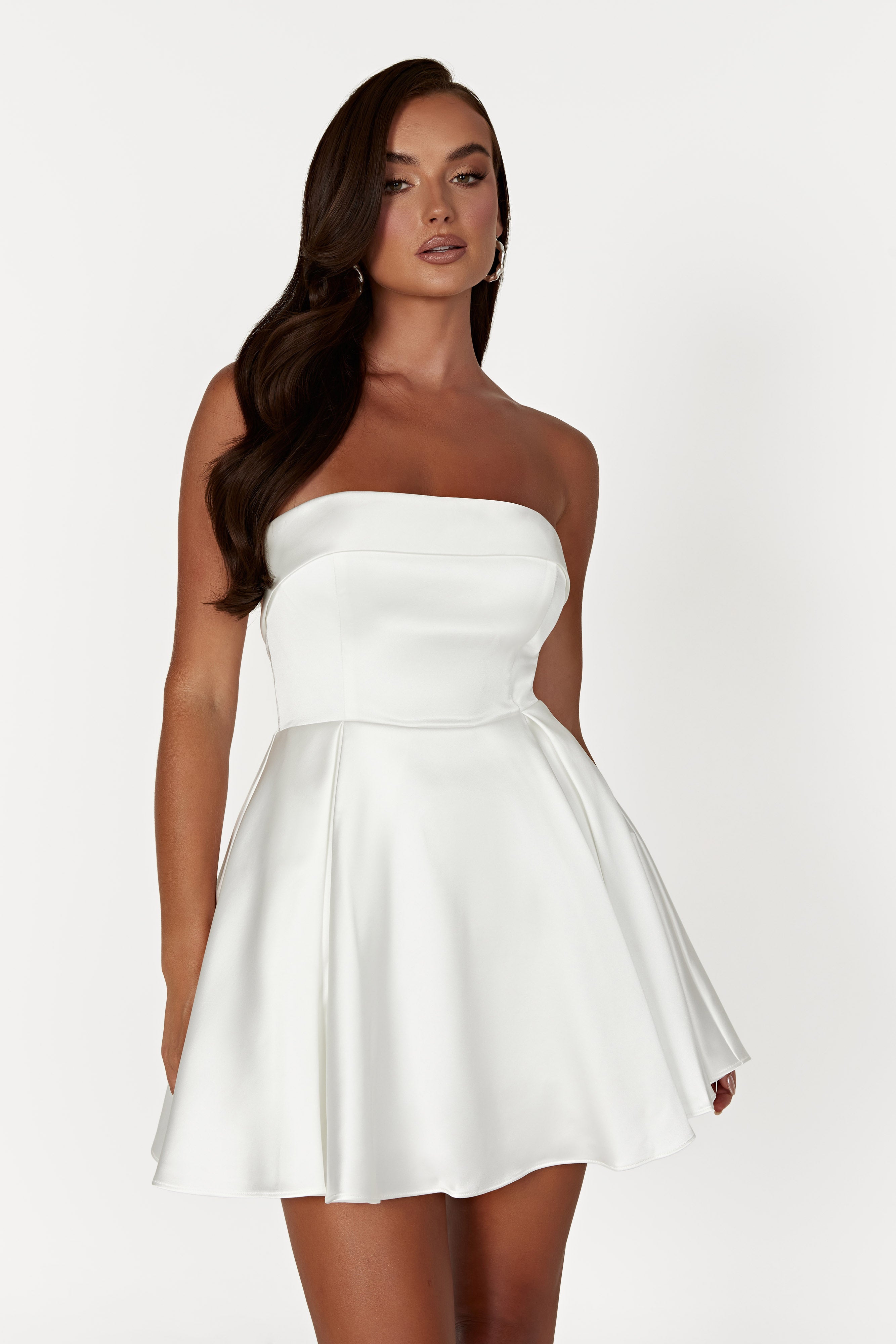 Eileen Mini Elbise - Beyaz
