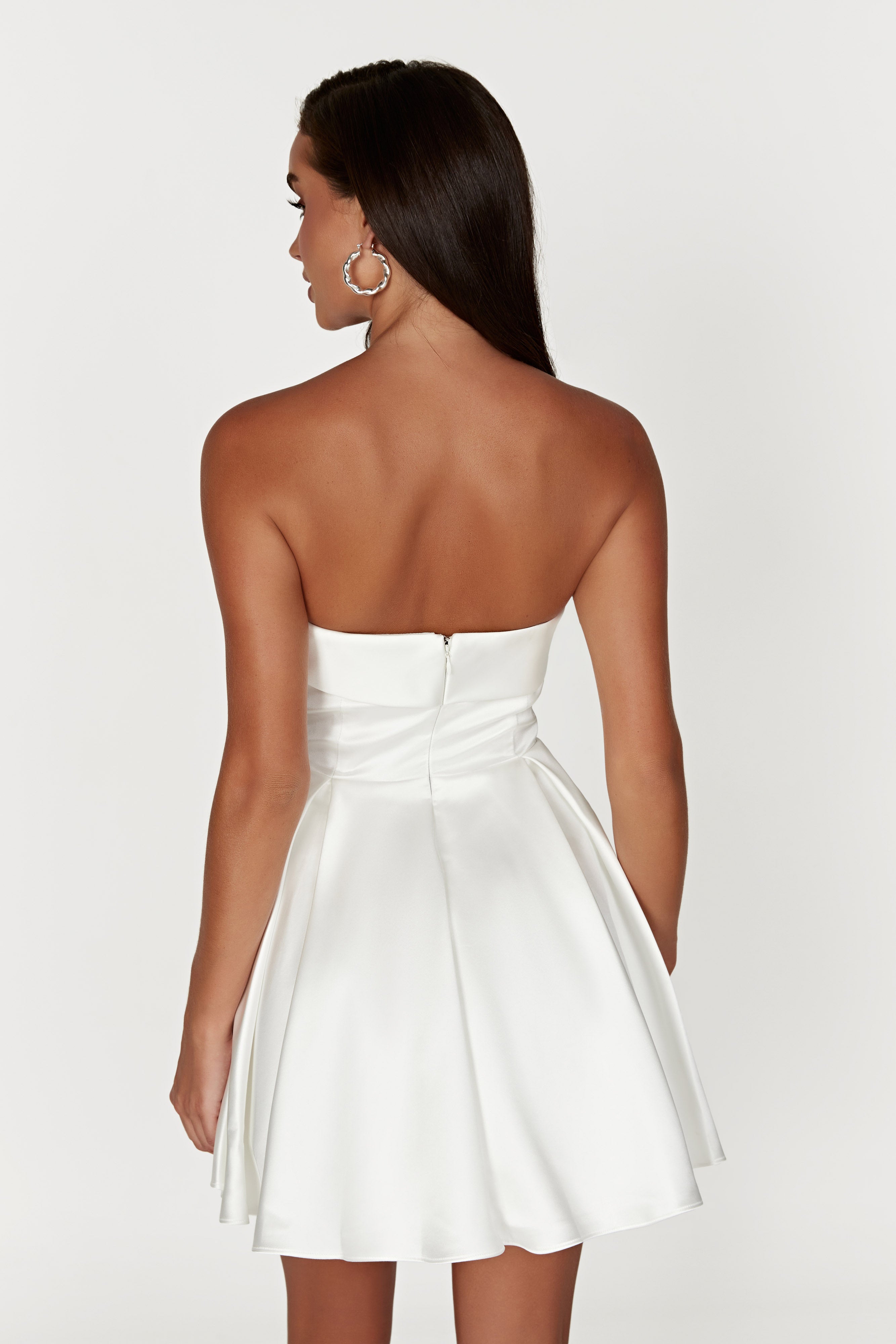Eileen Mini Elbise - Beyaz