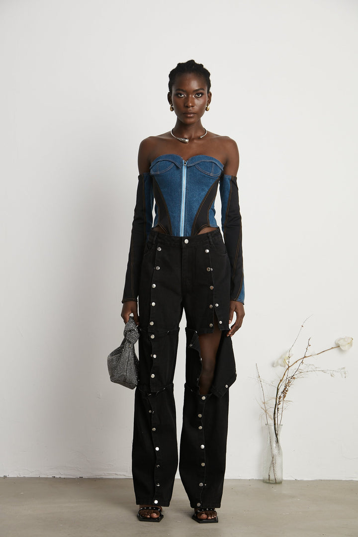 Melina Korse Denim Body