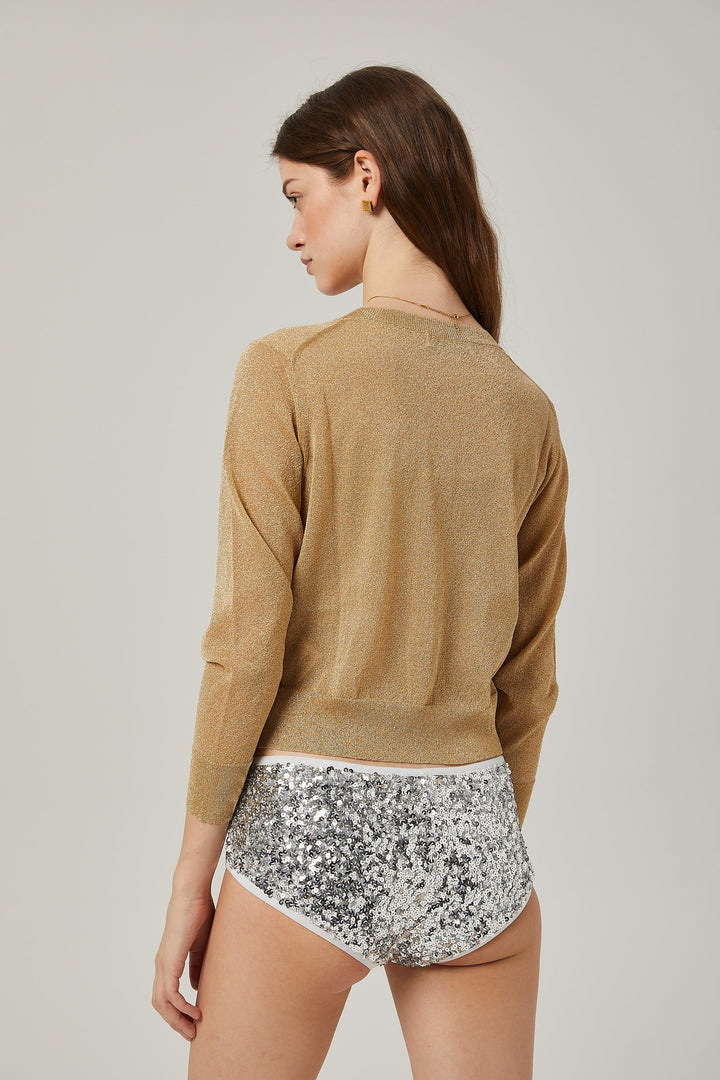 Cordelia Pullu Mini Şort