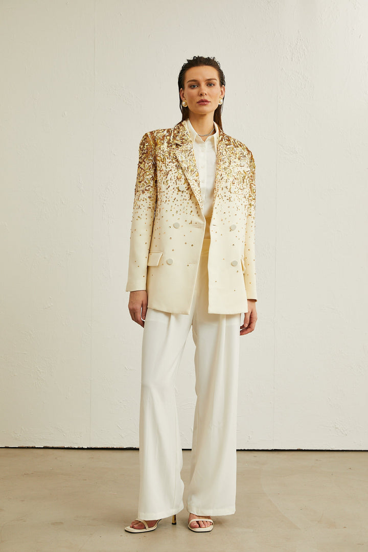 Carole Zımba Süslemeli İşlemeli Blazer