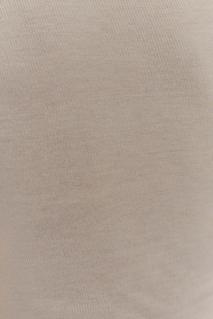 Culver Drapeli Twist Örgü Üst - Krem