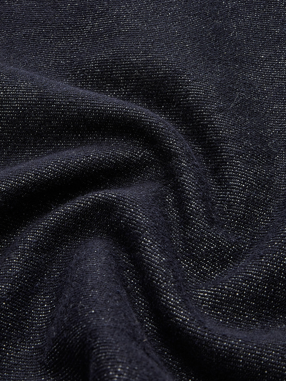 Vintage Bol Paça Denim Pantolon Lacivert Orta Bel