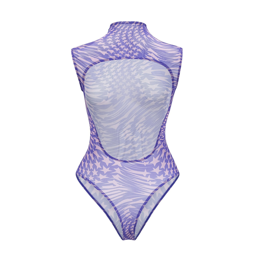 Lucienne Yıldız Desenli File Body