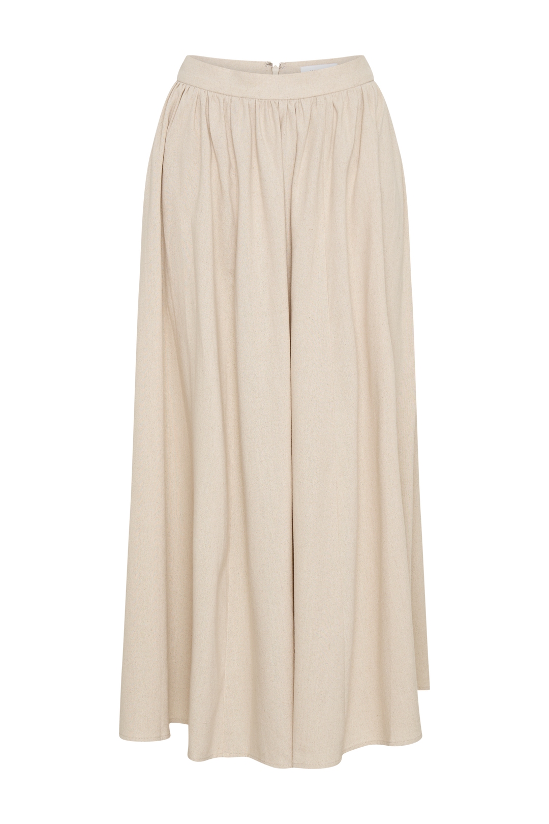 Clarence Keten A-Line Maxi Etek - Natürel