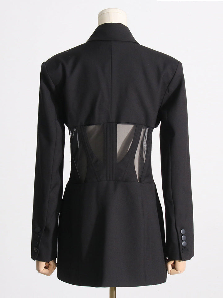 Noémie Korseli Panelli Blazer Ceket