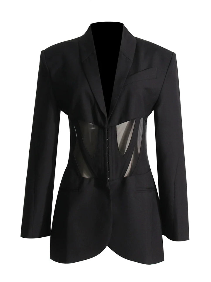 Noémie Korseli Panelli Blazer Ceket