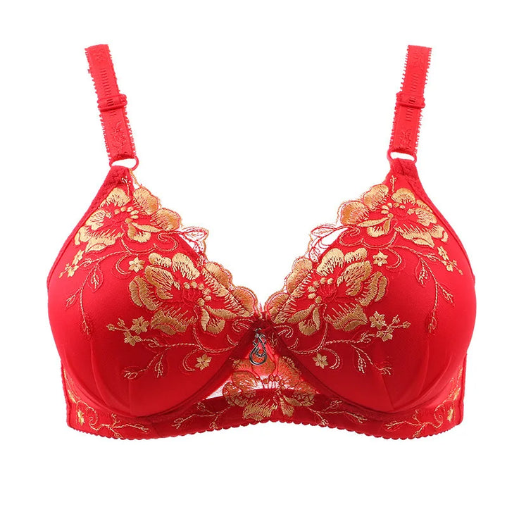 Çiçekli Push Up Sütyen