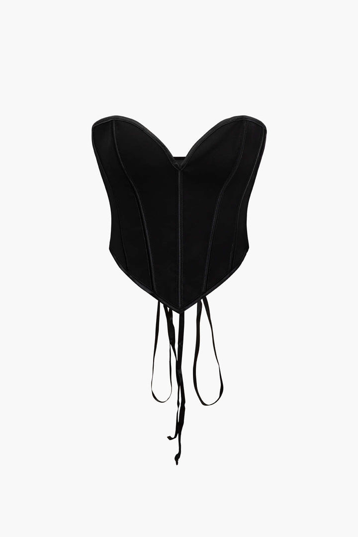 Lily Bağlamalı Korse top