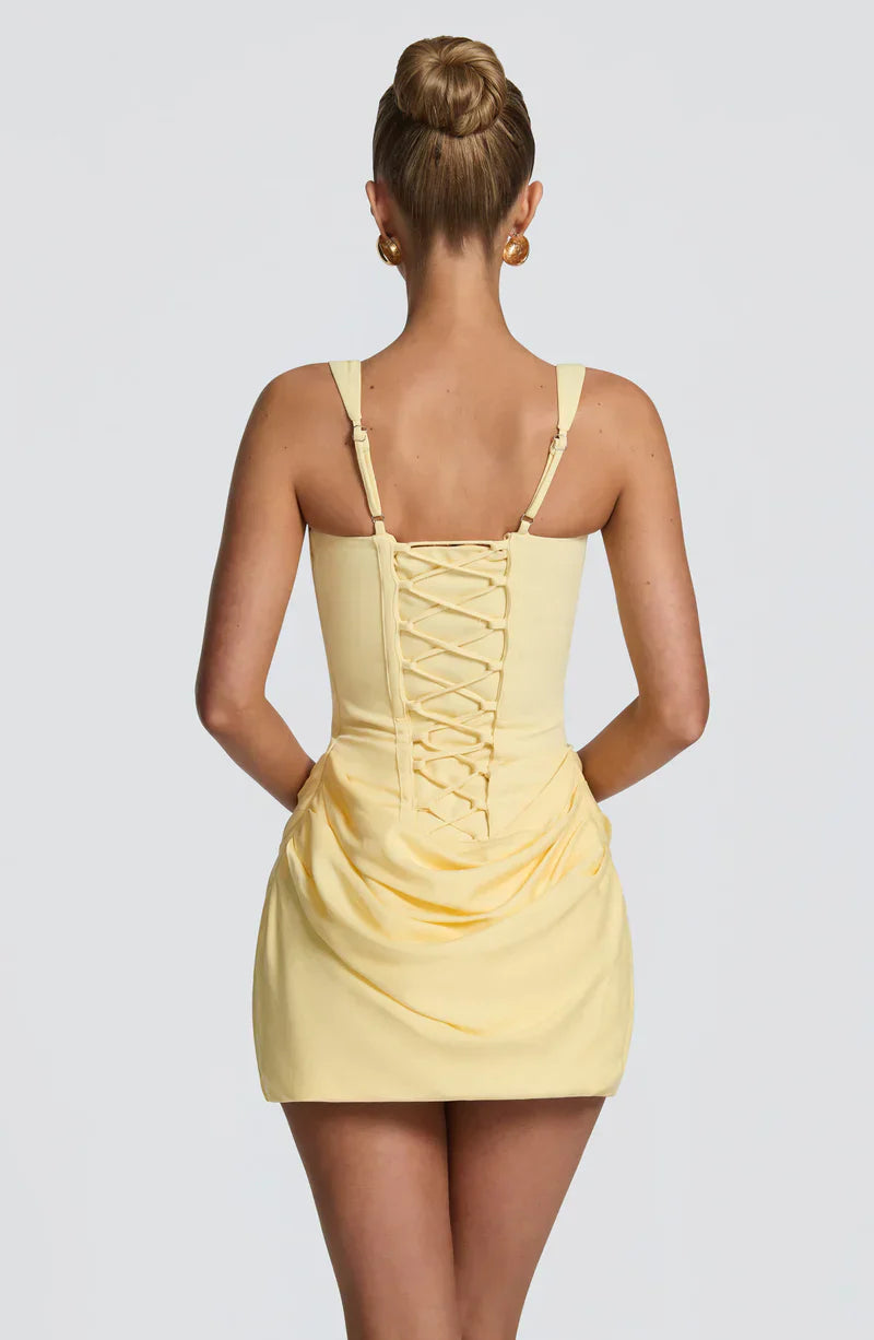 Valora Mini Elbise - Sarı