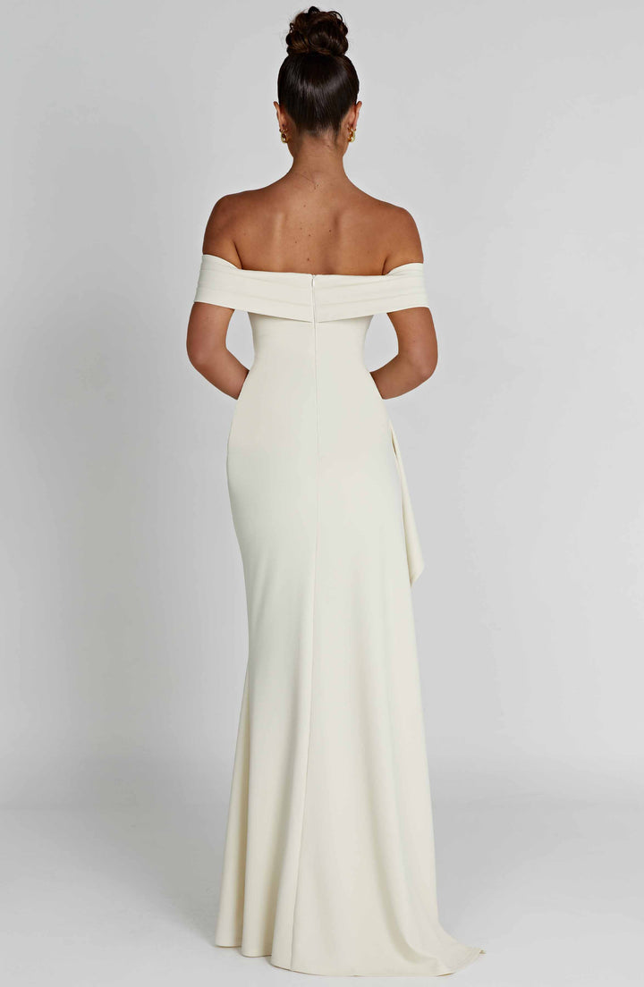 Joyce Maxi Elbise - Fildişi